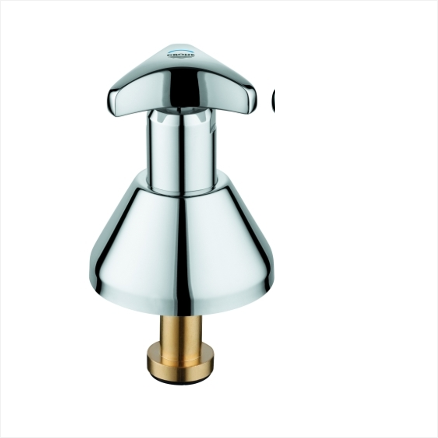 Grohe Oberteil 1/2" f.UP-Ventil m.Trecorn-Griff m.lg Kegel kalt verchr.