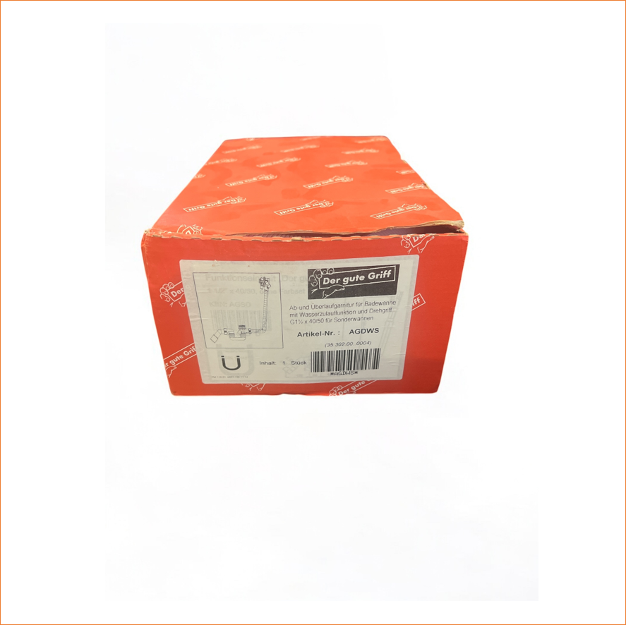Ab- und Überlaufgarnitur mit Wasserzulauf – Modell: Der gute Griff