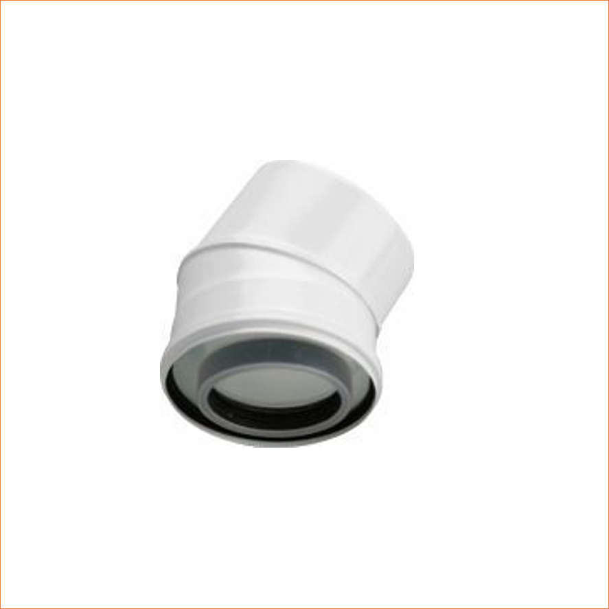 Buderus 87090282 konzentrischer Abgasbogen 45° DN110/160