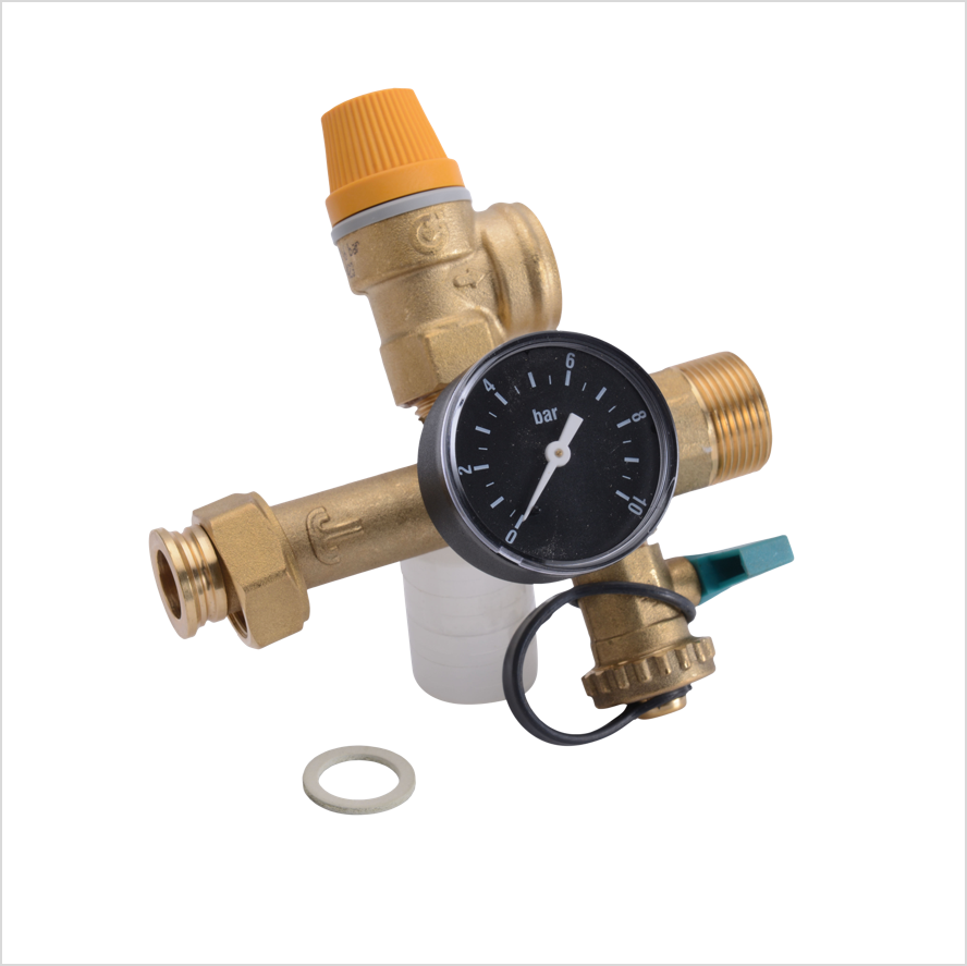 Viessmann 7839572 Sicherheitsgruppe G3/4 6 bar mit KR-Anschluss