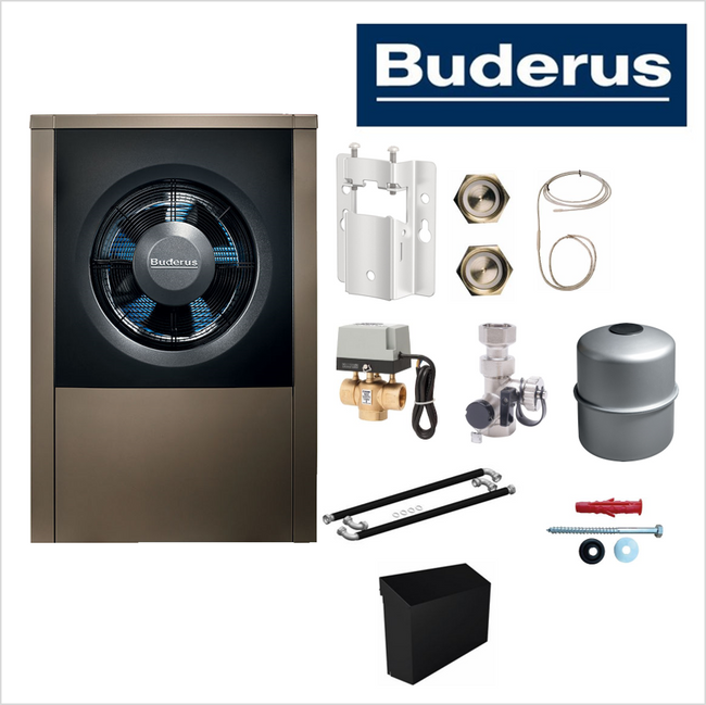 Buderus Logaplus Erg.-Set WLW196i-11 WB ODU11i,HW-SetHYC25,3-Wege-Vent.,INPA