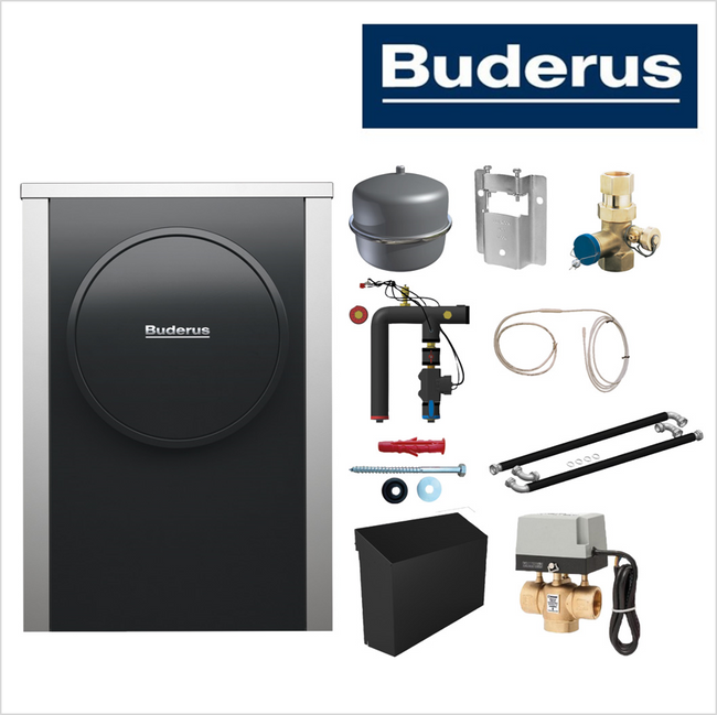 Buderus Ergänzungs-Set Luft/Wasser-Wärmepumpe WLW196i-6 A H S+, inkl. Hydraulikgruppe