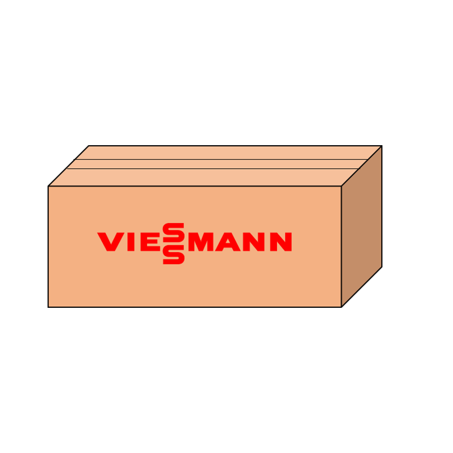 Beleuchtetes Display der Viessmann Anschlussleitung ZK02789