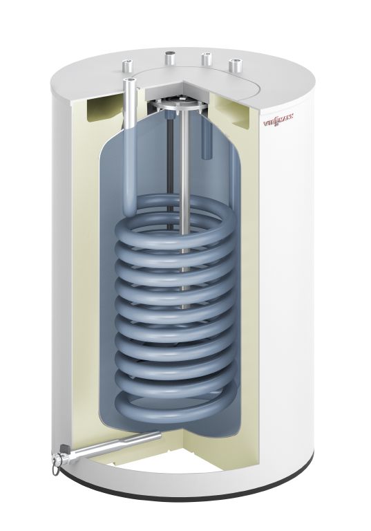 Viessmann Vitocell 100-W CUGB-A 120 L Stahl email. untergestellt