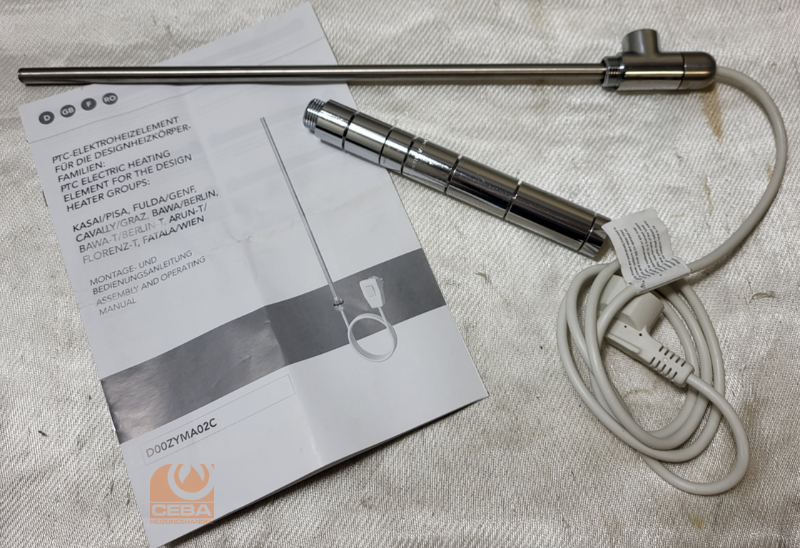 Vogel & Noot/COSMO Elektro-Heizstab EH 615 Bad- und Design-HK m. Schukostecker