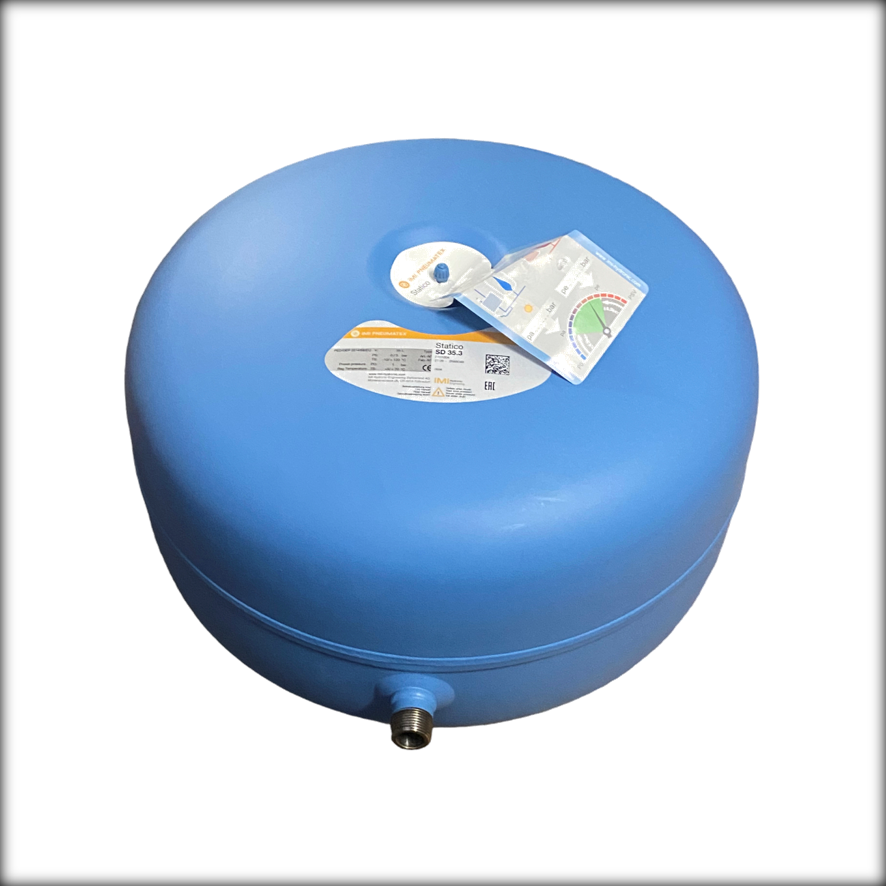 IMI Pneumatex SD 35.3 Druckausdehnungsgefäss Statico Diskusform 70-120 3bar 35 L