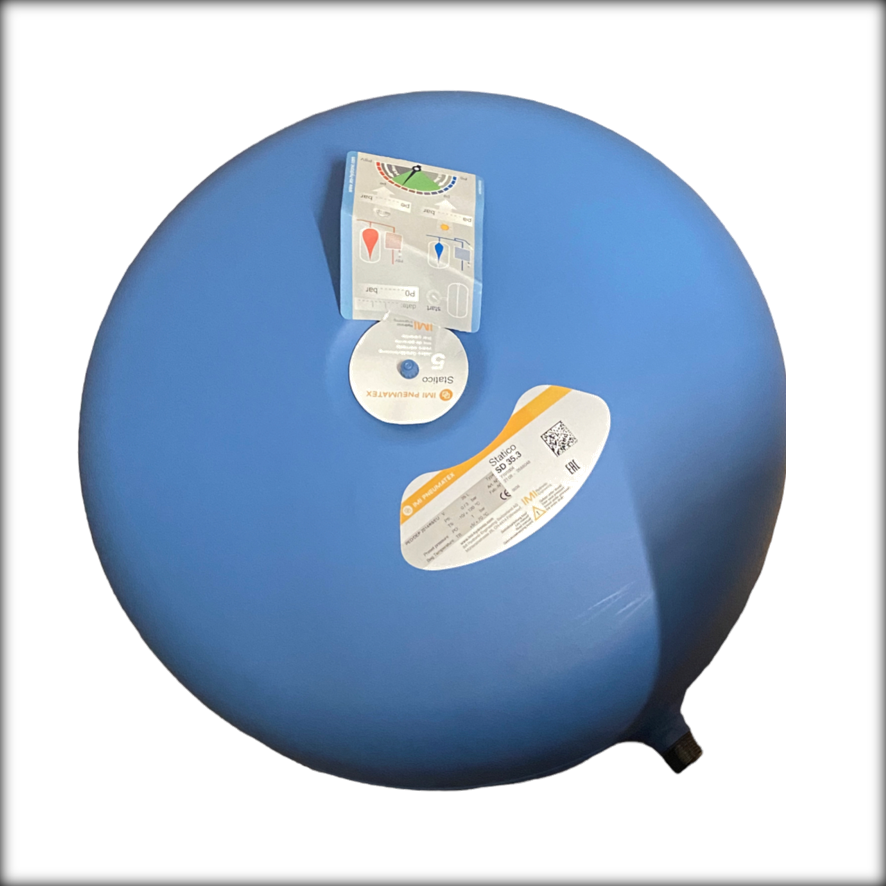 IMI Pneumatex SD 35.3 Druckausdehnungsgefäss Statico Diskusform 70-120 3bar 35 L