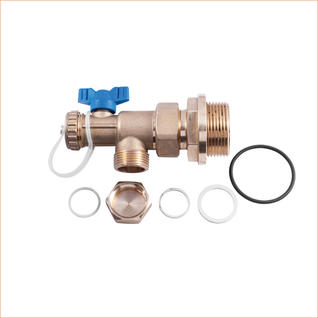 Buderus Kesselentleerungsgruppe 1 1/4" mit MAG-Anschluss, für KB372-150 bis 300