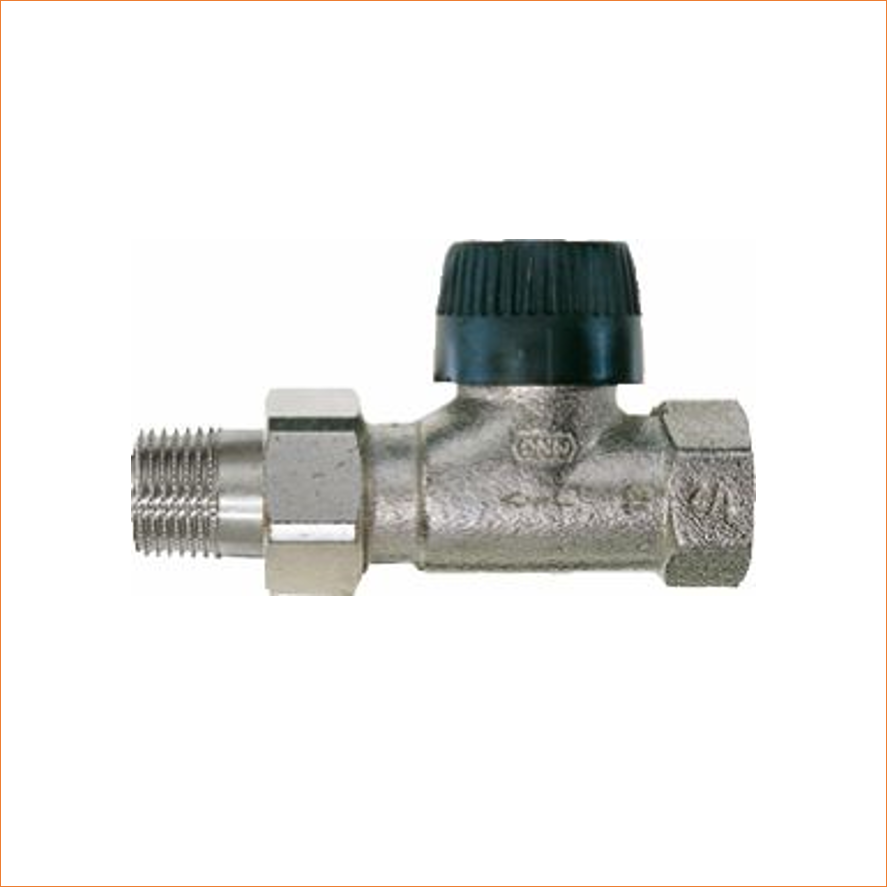 Buderus 7738306441 Logafix Thermostatventil TVVD15 1/2" – Vernickelt & einstellbar