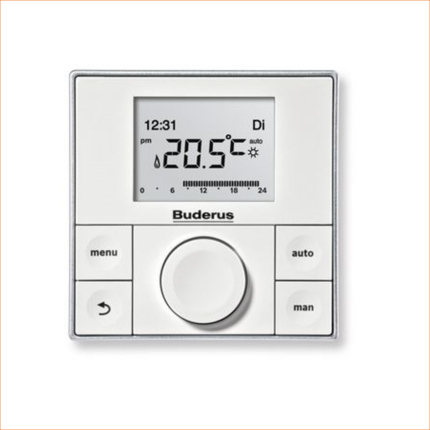 Buderus 7738110050 Bedieneinheit RC200 raum-/witterungsgeführt für Logamatic EMS plus