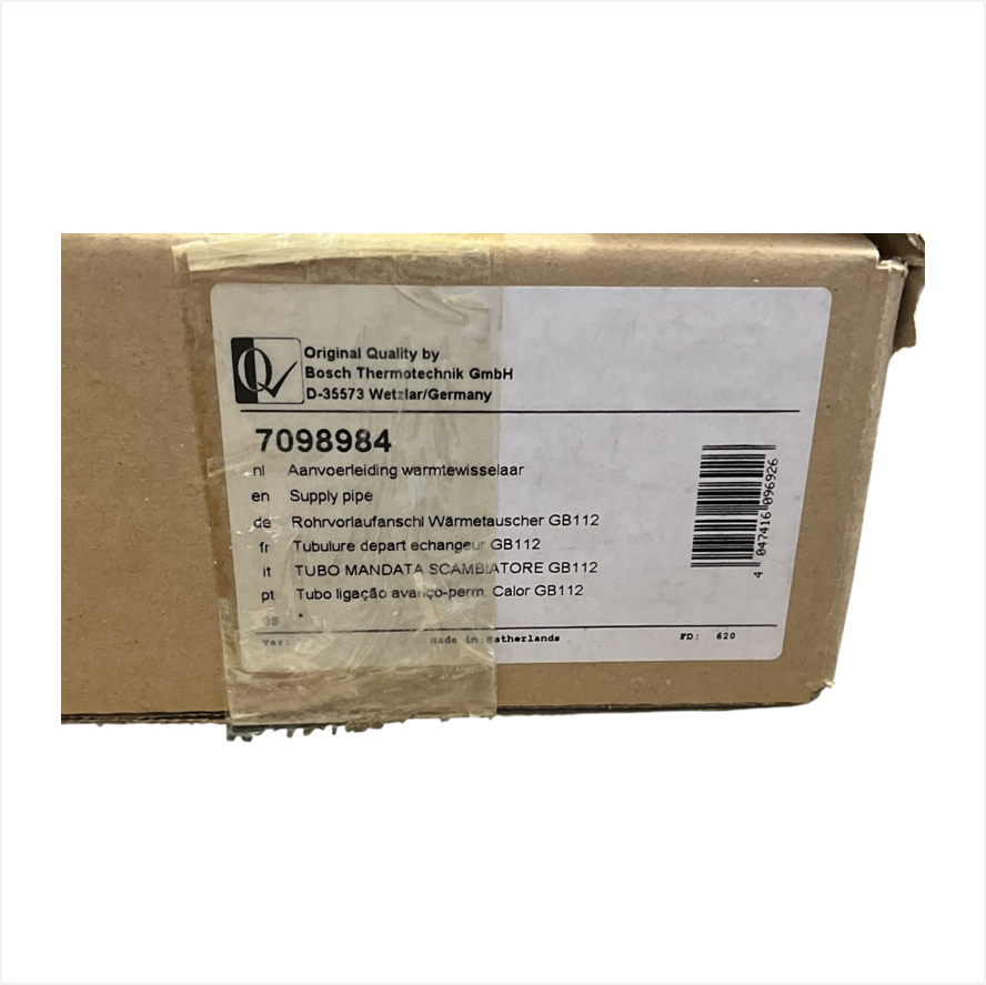 Buderus 7098984 Rohrvorlaufanschluss Wärmetauscher GB112