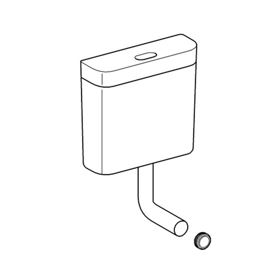 Grohe Spülkasten weiss 6-9l tiefhängend unterbrechbar Grohe