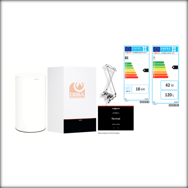 Viessmann Gas-Heizsystem Weiß