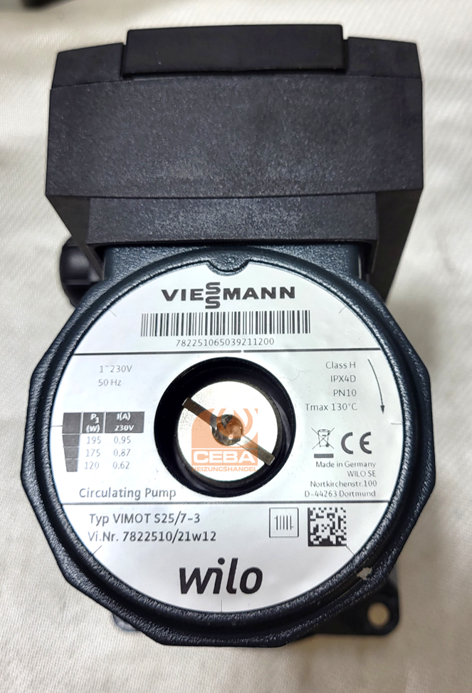 Viessmann Umwälzpumpenmotor VIMOT S 25/7-3 - Artikelnummer: 7822510