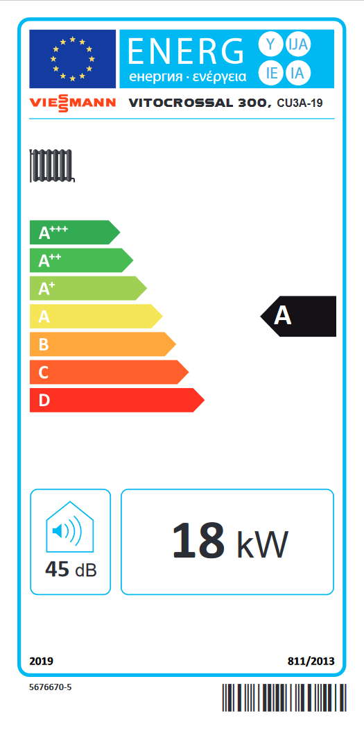 Vitocrossal 300 19,0 kW alle Gasarten bodenstehend raumluftabh. u. raumluftunabh.