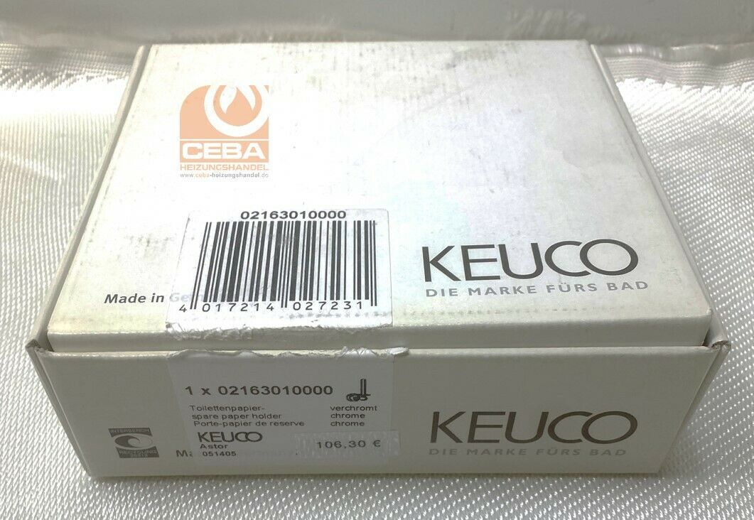 KEUCO Reservepapierhalter Astor verchromt 02163010000