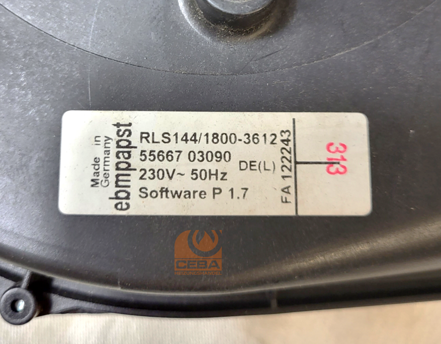 Buderus Gebläse GB 112 - 43-60 kW - Herstellernummer: 67900533